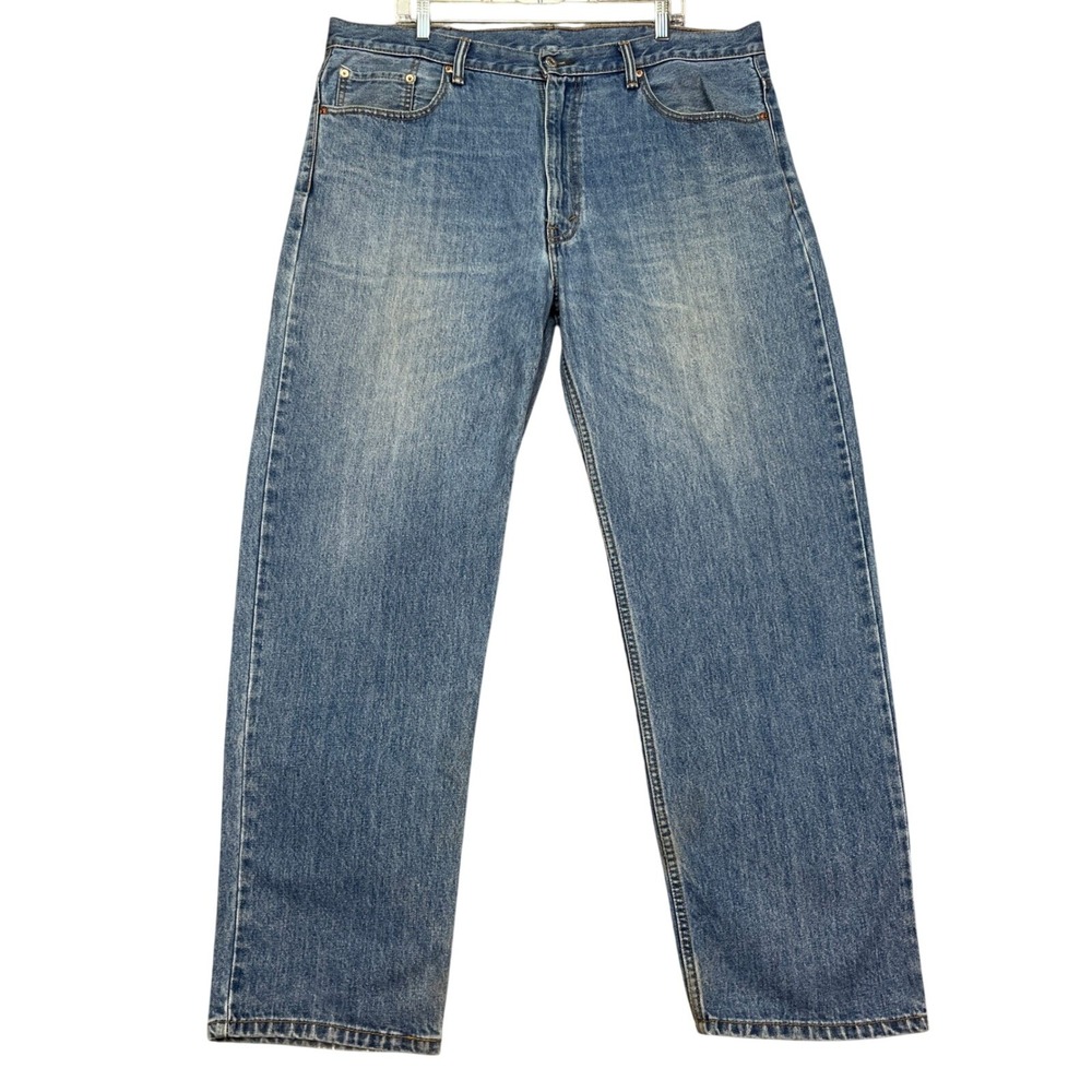 Levi's 550 Relaxed Fit Jeans Men's 40x32 Light Wash Denim Pants